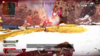雪がすごい！！ APEX キーマウはあきらめた…
