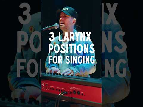 3 Larynx Positions For Singing #singer #voice #vocalcoach #vocaltechnique #larynx #shorts