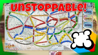 Ticket to Ride 1910 Mega - I Had a Dream Playthrough!