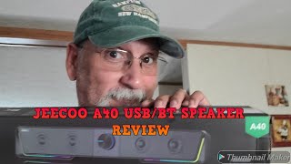 Unboxing Of The Jeecoo A40 PC Speakers Computer Sound Bar