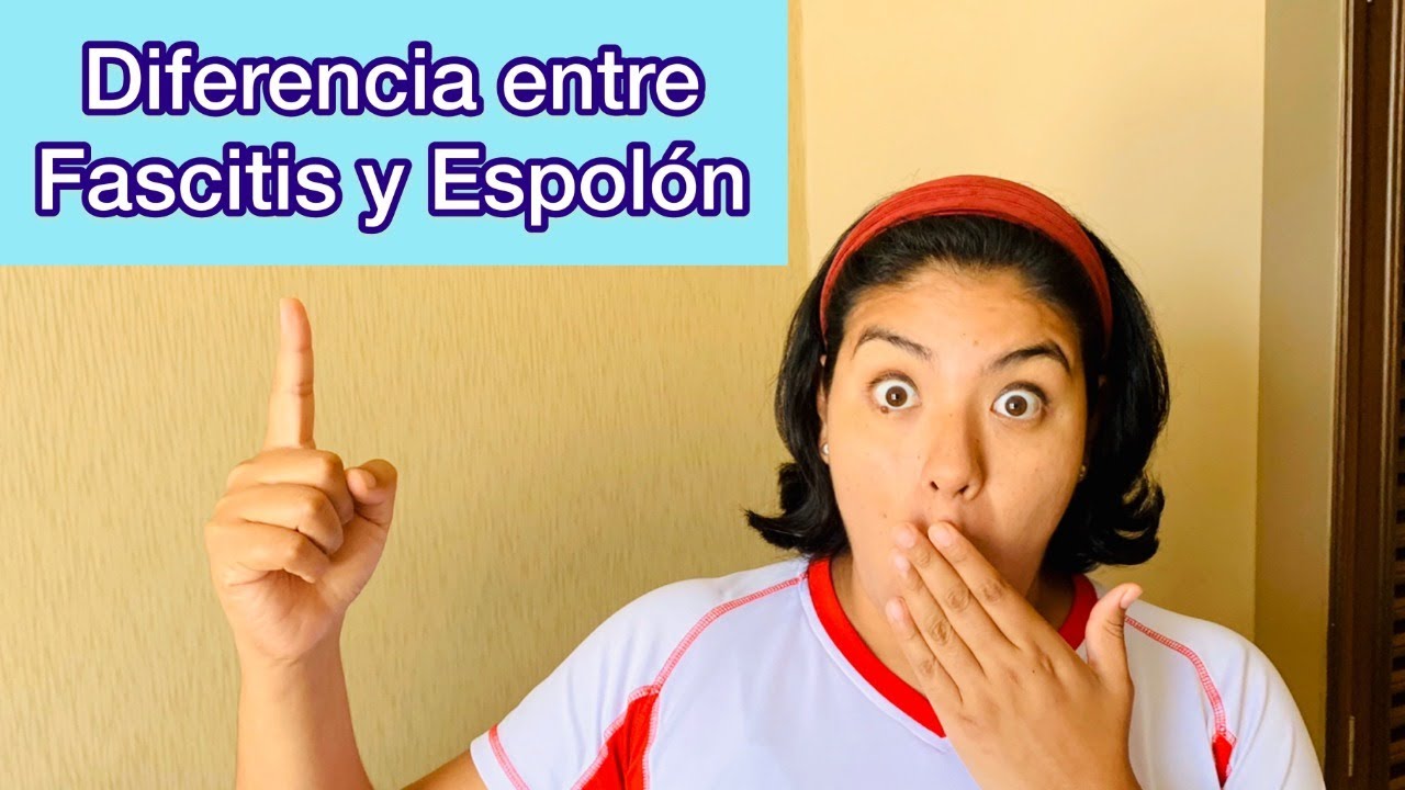 Diferencia entre fascitis plantar y espolón calcáneo