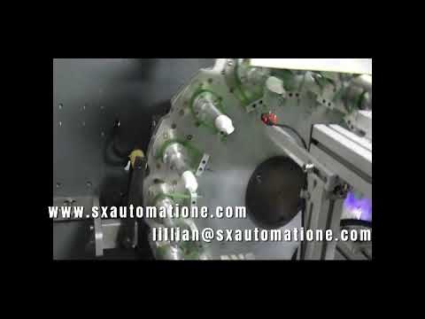 helautomatisk 16-station 1-färgskärmsmaskin för liten kepsfabrik China