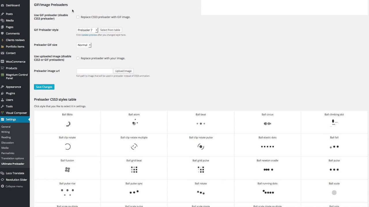 Ultimate WordPress Preloader plugin - 99 CSS3 Preloaders in 1