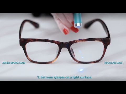 See the Difference with Zenni's Blue Light Blocking Lenses, Blokz