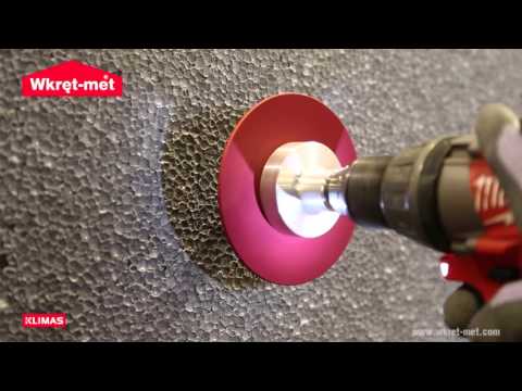 ECO-DRIVE – Kołki do styropianu – łącznik z trzpieniem stalowym – Klimas Wkręt-met – montaż
