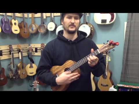 Kanile'a gloss vs. satin tenor ukulele comparison