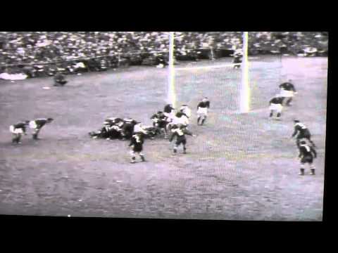 Second test 1956 Briers try saving tackle