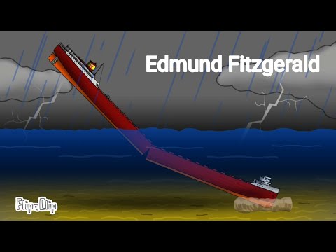 Edmund Fitzgerald Sinking🚢⚓ FlipaClip