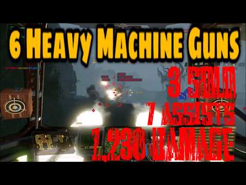 MWO Quickplay | Mauler (MAL-MX90) | 6 heavy machine guns (3 solo and 1,230 damage)