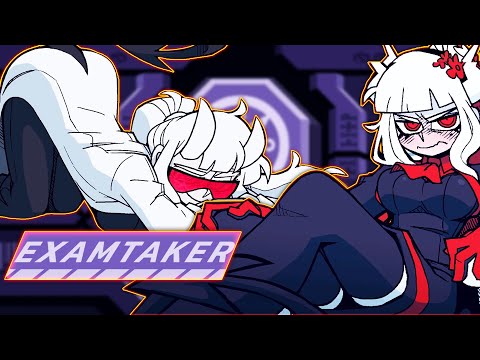 EXAMTAKER The Helltaker DLC! LOREMASTER?! UGLY BOY Returns To Take Cute Demon GIRLS And...Test?!
