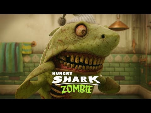 HUNGRY SHARK ZOMBIE SHORTS