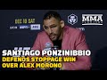 Santiago Ponzinibbio Defends Stoppage Win Over Alex Morono | UFC 282 | MMA Fighting