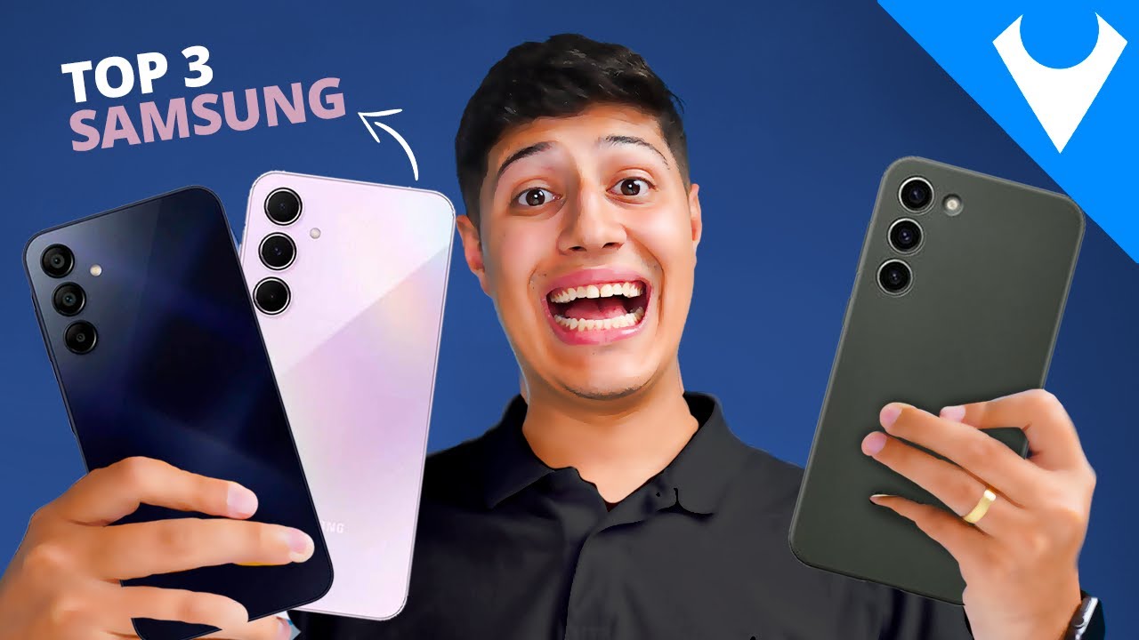ABSURDO! 3 Melhores SAMSUNG para COMPRAR de R$900 a R$2.800 em 2024!