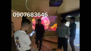 Review thực thế máy chiếu HP96M1 Pro chuyên dùng cho văn phòng, nhà hàng độ sáng cao có hệ điều hành