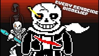 SANS REBORN WILL HAVE HIS REVENGE!! | Every Genocide Disbelief