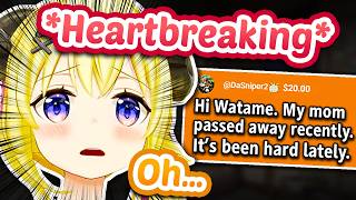 Watame Responds To An Overseas Bro's Heartbreaking Super Chat 😭【ENG Sub Hololive】