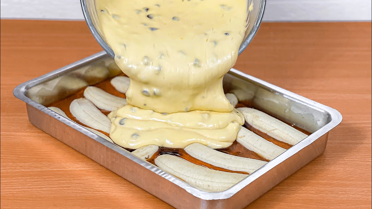 SEMPRE QUE TIVER BANANAS MADURAS FAÇA ESSA RECEITA | BOLO DE BANANA DIFERENTE | Gabriel Freitas