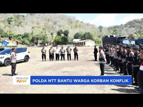 AKSI KEMANUSIAAN POLDA NTT BANTU WARGA KORBAN KONFLIK