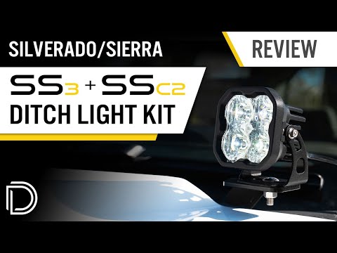 Ditch Light Bracket Kit for 2014-2018 Chevy Silverado & GMC Sierra 1500 | Diode Dynamics
