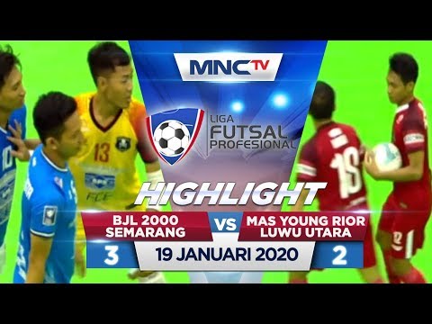 BJL 2000 SEMARANG VS MAS YOUNG RIOR LUWU UTARA (FT: 3-2) - Highlights Liga Futsal Profesional 2020