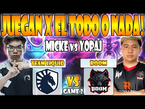 TEAM LIQUID VS BOOM BO3[GAME 2] ELIMINACIÓN - MATUMBAMAN VS JACKKY - PGL ARLINGTON MAJOR 2022 - DOTA