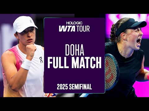 Ostapenko Makes It a Perfect 5-0 Against Swiatek in the 2025 Doha Semifinal 🤯 | WTA Full Match