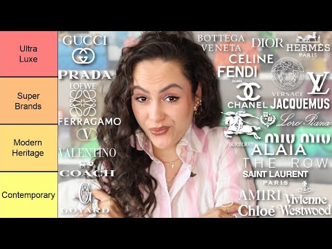 RANKING Designer Brands - The ULTIMATE Luxury Brand Tier List?!