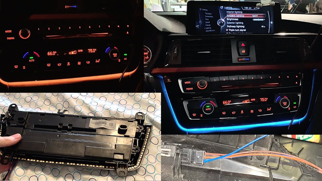 BMW F30 LED Radio Trim Upgrade & Installation LCI