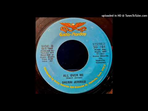 1977 AUSTIN TX COUNTRY FUNK Sherri Jerrico "All Over Me" TEXAS disco