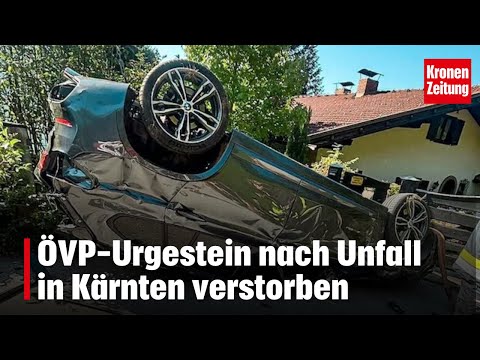 ÖVP-Urgestein nach Unfall in Kärnten verstorben | krone.tv NEWS