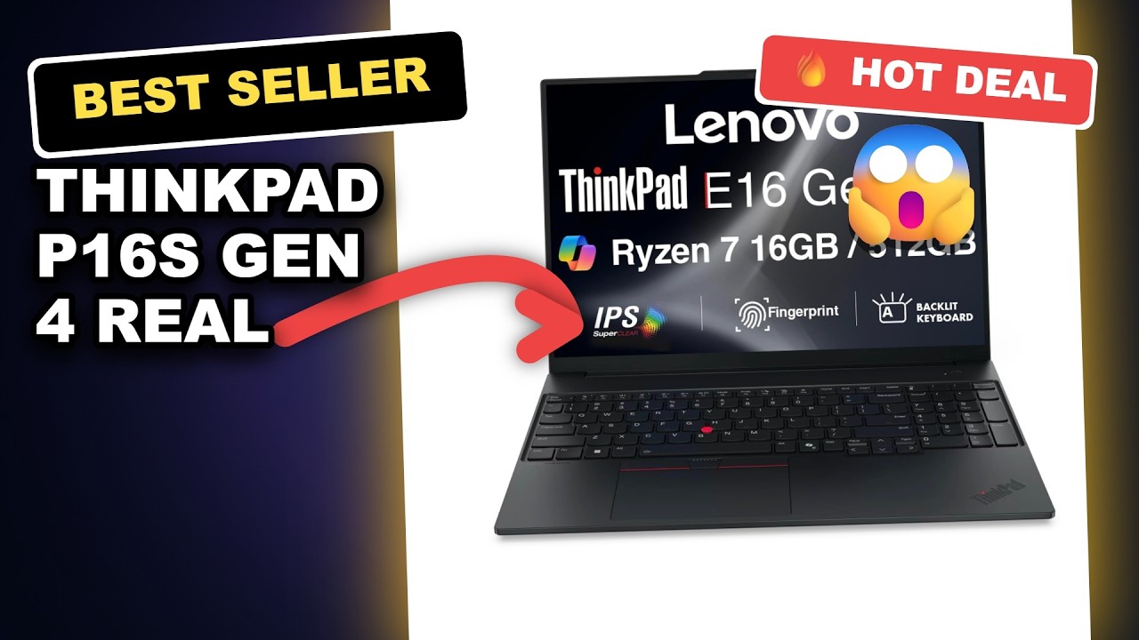 ThinkPad P16s Gen 4 Real Review: Is It the Best Budget Laptop for Mobile Workstations?