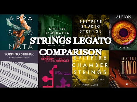 Strings Legato Libraries Comparison, Spitfire, 8dio, Sonokinetic