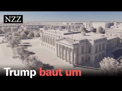 Umbau im Weissen Haus: So sieht Trumps neuer Ballsaal aus