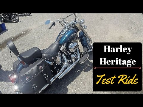 Vlog#85 Harley Davidson  Heritage Softail test ride
