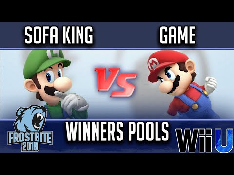 Frostbite 2018 Smash 4 Singles  WINNERS POOLS -  Sofa King (Luigi) vs  GAME (Mario)
