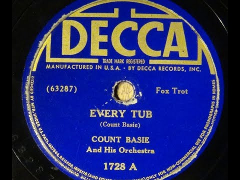 Count Basie & His Orchestra "Every Tub" Lester Young (1938) Buck Clayton