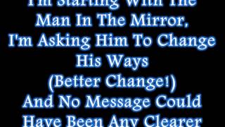 Michael Jackson - Man In The Mirror (Lyrics)