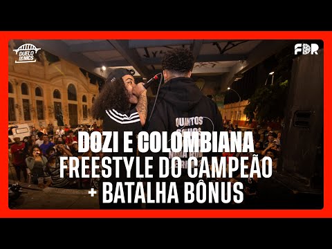 DOZI E COLOMBIANA - FREE DO CAMPEÃO + BATALHA BÔNUS - DUELO DE MCS (29/03/2024)