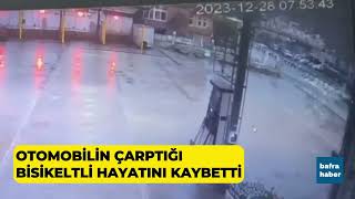 Bafra Opet Önündeki Ölümlü Kaza Kameraya Böyle Yansıdı