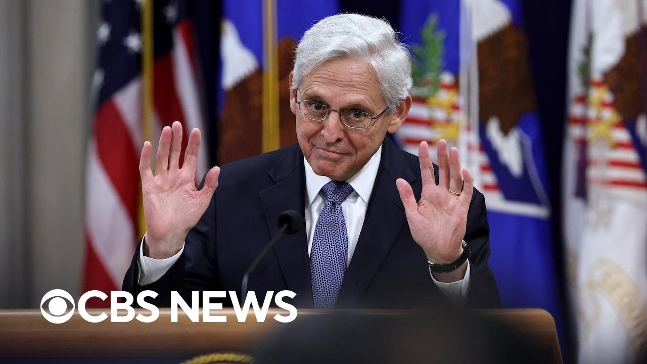 Attorney General Merrick Garland gives his farewell speech