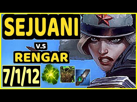 METAPHOR (SEJUANI) vs RENGAR - 7/1/12 KDA JUNGLE GAMEPLAY - NA Ranked DIAMOND