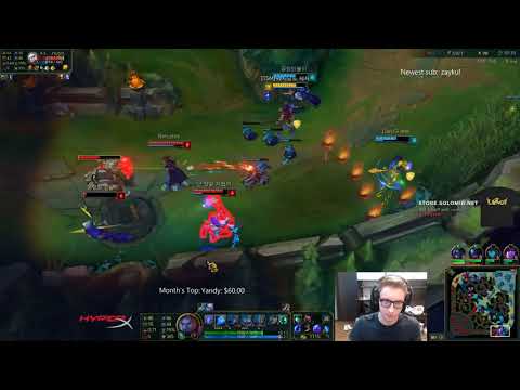 Bjergsen as Ryze vs Twisted Fate Mid   S7 Ranked Gameplay patch 7.18