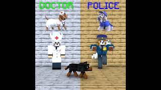 Do You Want The Dog To Become The Doctor Or The Police? 🤔️