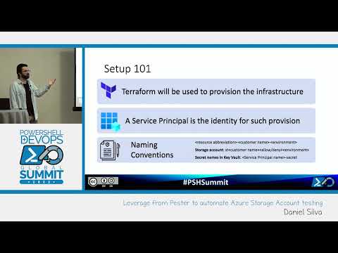 PowerShell Summit 2023: Leverage from Pester to automate Azure Storage Account...by Daniel Silva