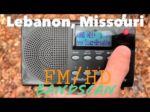 Lebanon, Missouri FM/HD Bandscan