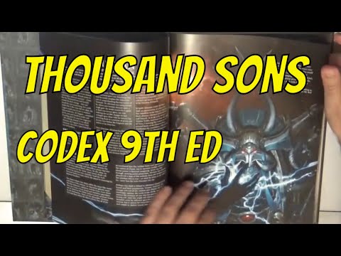 Thousand Sons 9th ed Codex