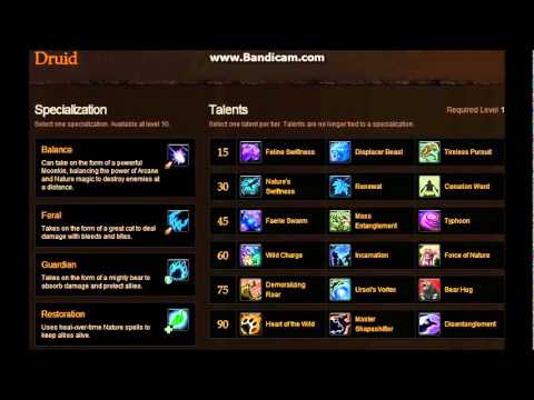 Pandaria Talents- Druid (Hub)