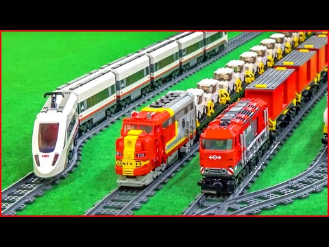 LEGO TRAIN COMPILATION All Time Construction Toy Fast Speed Build - UNBOXING