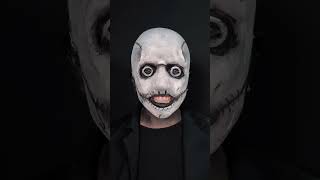 Transforming my face into Corey Taylor’s Slipknot mask using handmade prosthetics🤘🏽 #slipknot