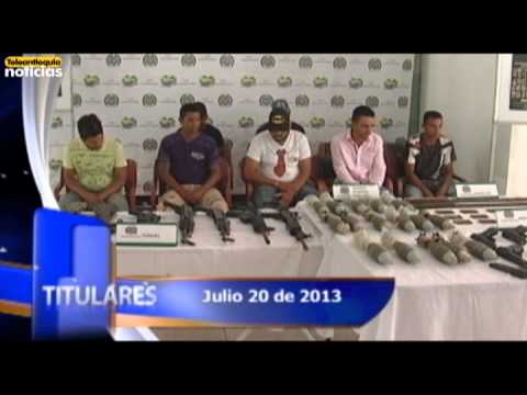 Titulares sábado 20 de julio de 2013 - 1:00 p.m.